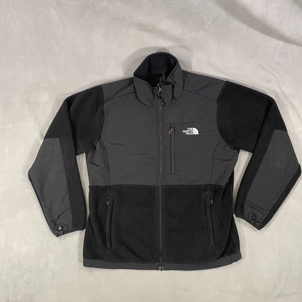 The North Face Denali Jacket Women’s Large Black Fleece Full Zip Hiking Casual